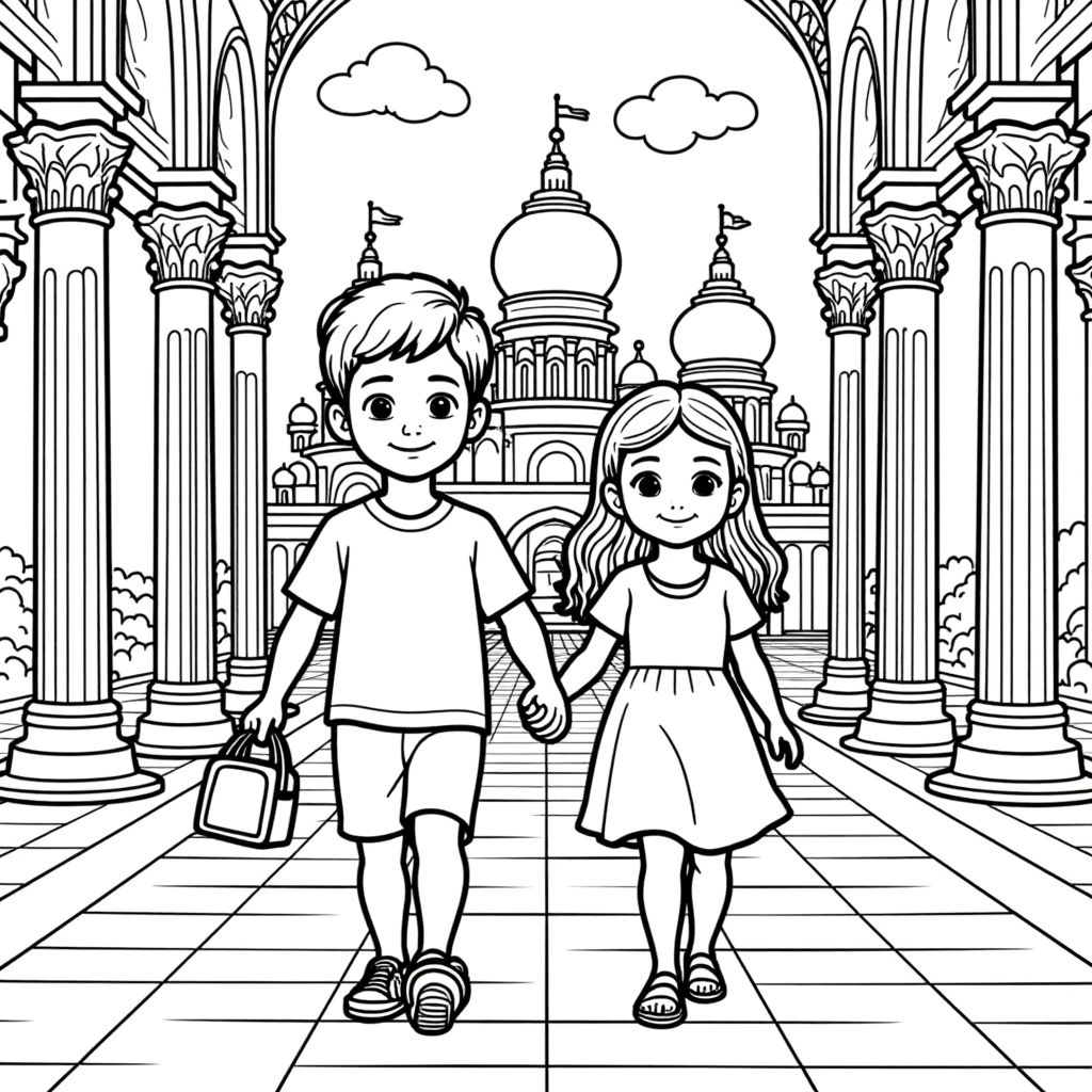 Mindful Travel coloring books